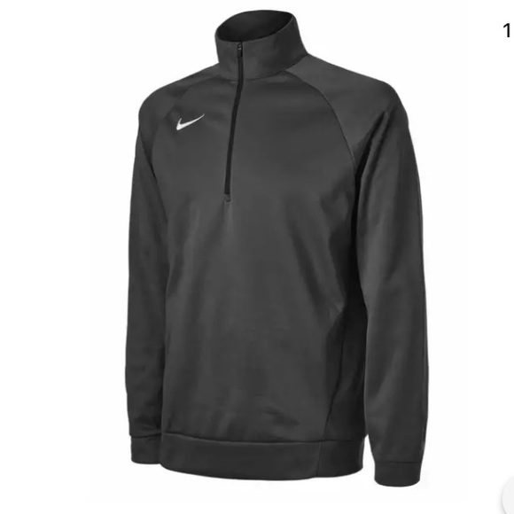 NIKE THERMA MEN'S LONG SLEEVE 1/4 ZIP TRAINING - Picture 3 of 4
